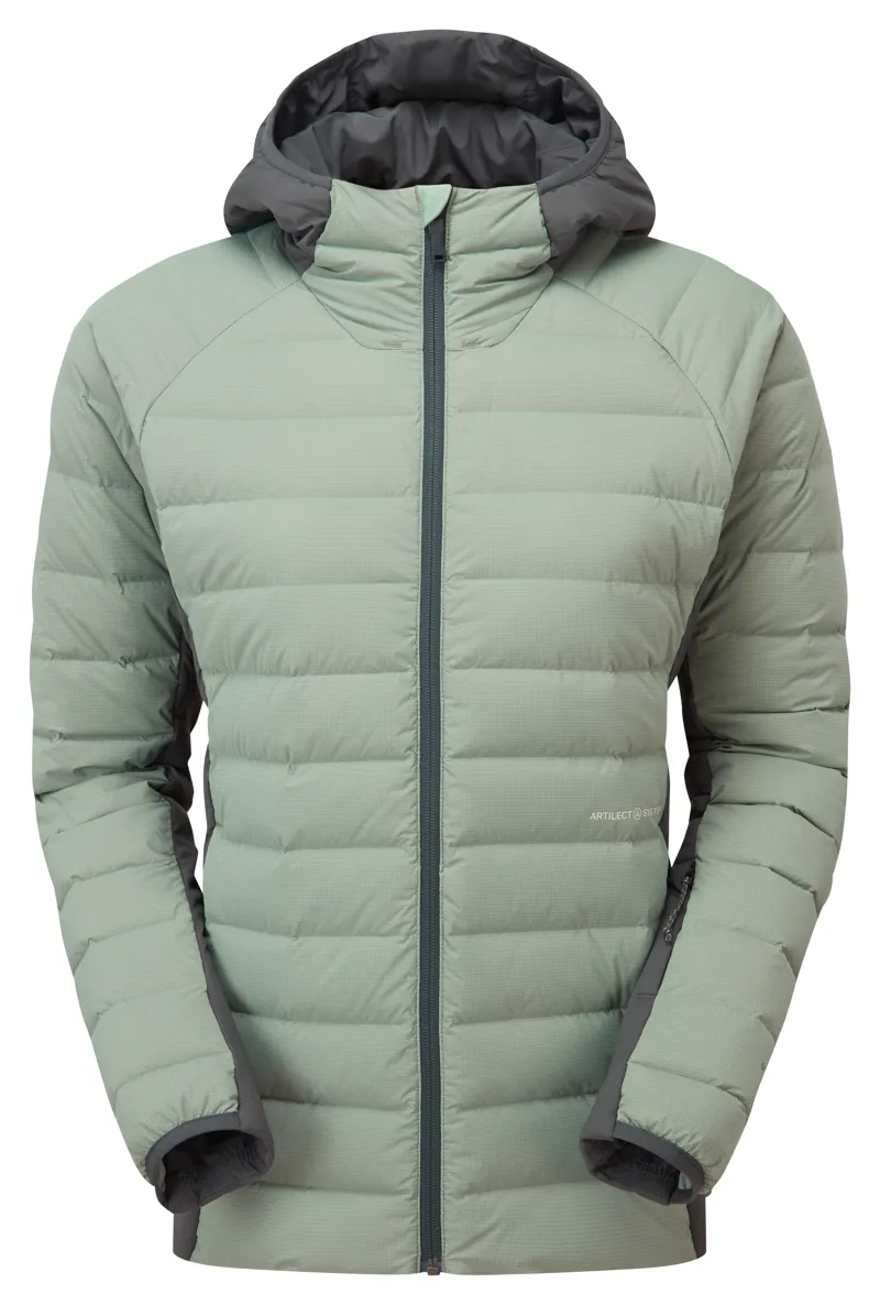 Artilect Womens Divide Fusion Stretch Hoodie Sea Spray